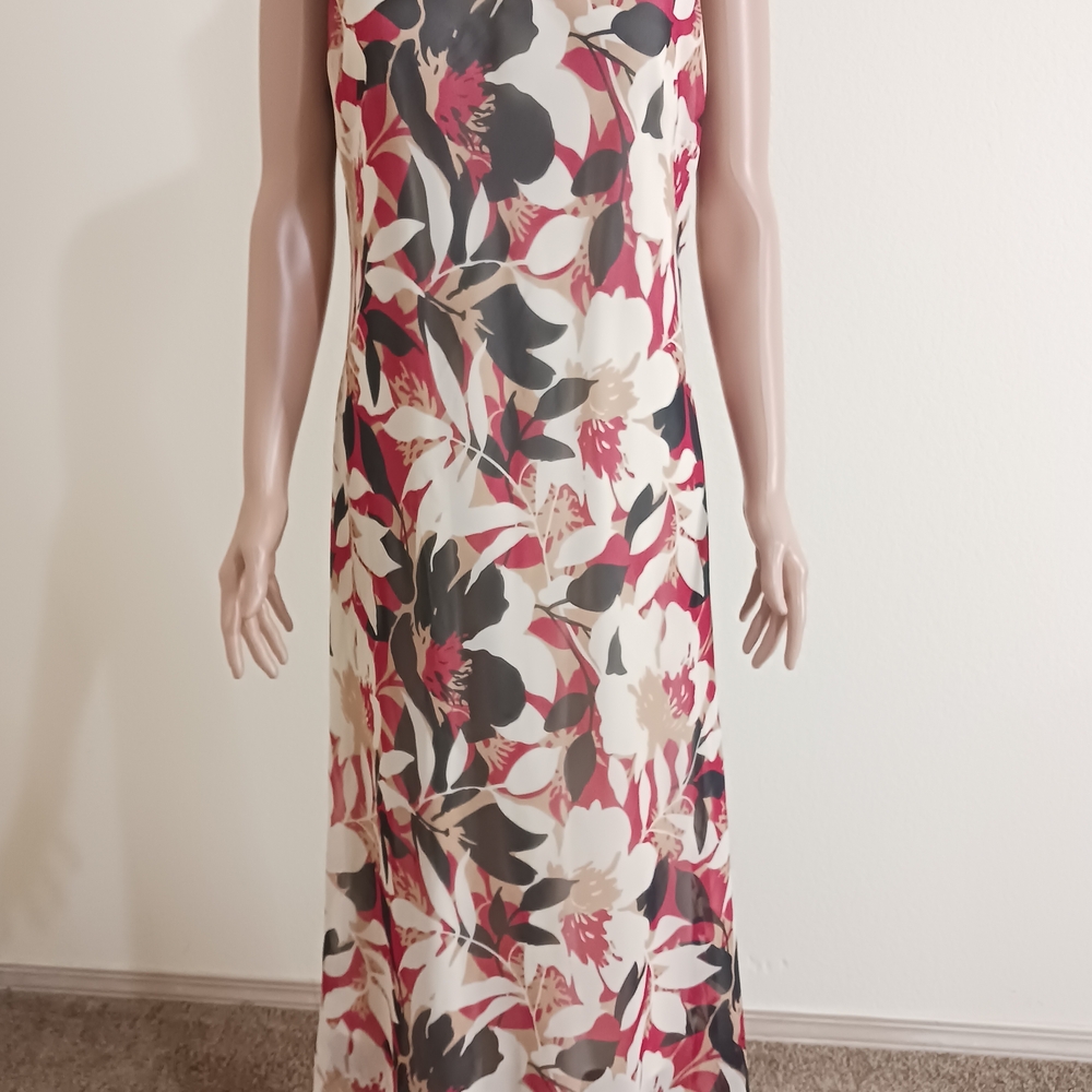 Vintage Sag Harbor Womens Slip Dress Maxi Sleeveless